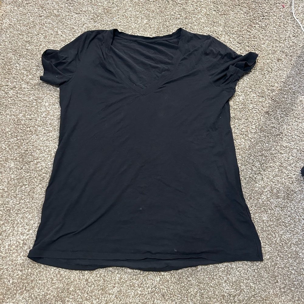 Lulu lemon buttery soft tee too, black